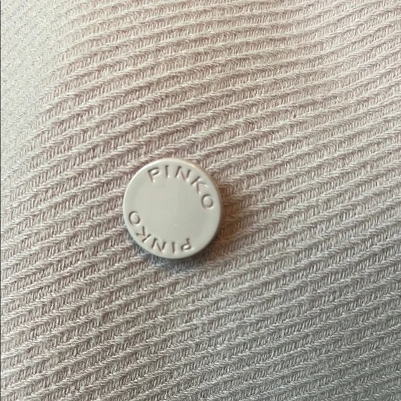 Women's Pink Double-Breasted Coat - Picture 4 of 10